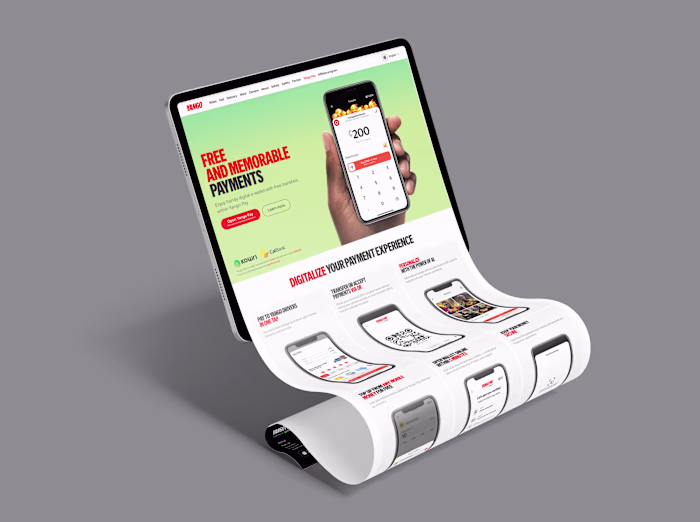 Designing the Yango Pay Landing Page: To support product gro...
