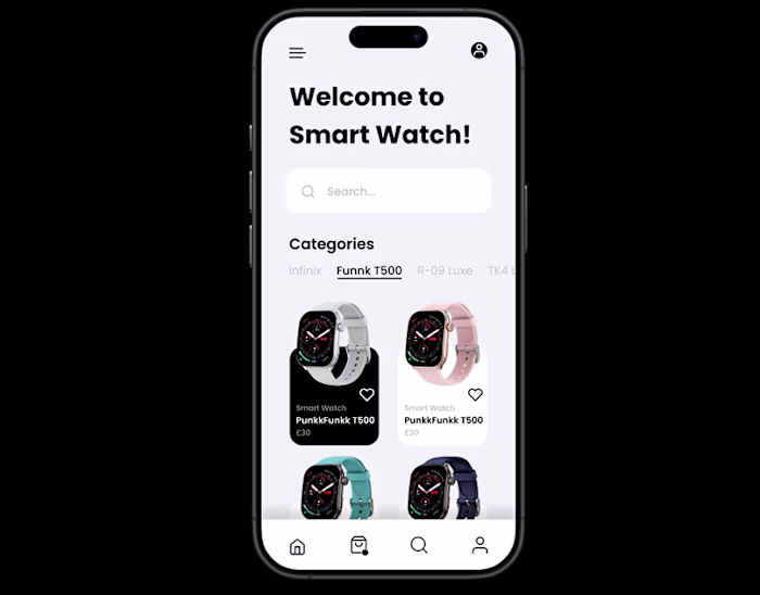 Mobile App Smart Watch