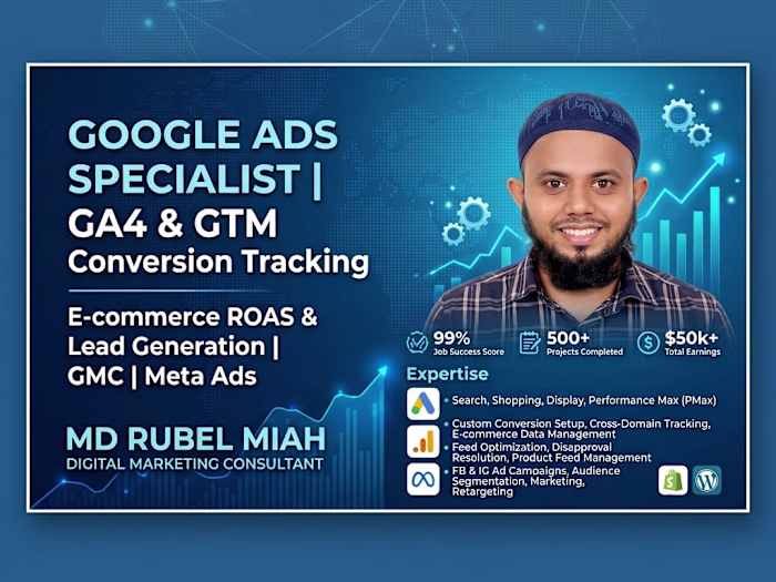 Google Ads Campaign Setup, Management & Conversion Tracking