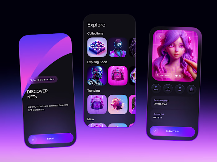 NFT Marketplace - Mobile App