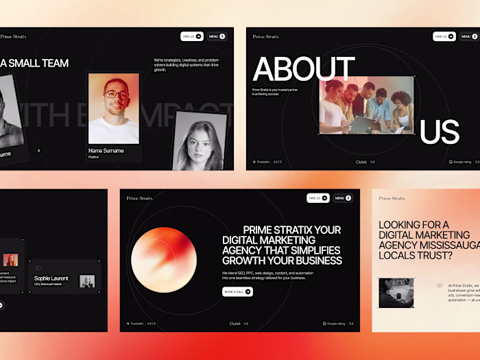 Finishing project on Webflow for Marketing Agency 🚀