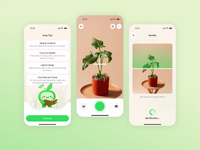 AI Plant App Scanning