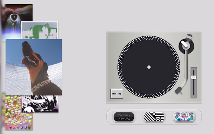 Vinyl Selector: Interactive Hana Scene Design