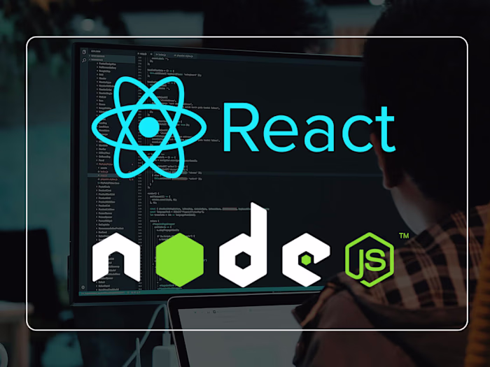Create a website using React.js, Node.js