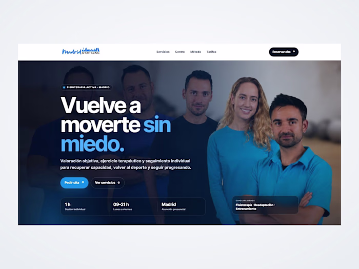 Designed and built a responsive