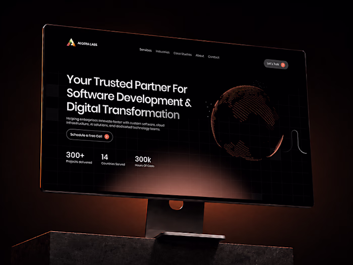 Modern B2B Agency Website Design  | Figma + Framer