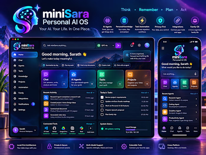 miniSara Personal AI OS —