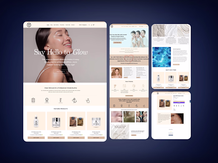 Shopify Beauty Store Design