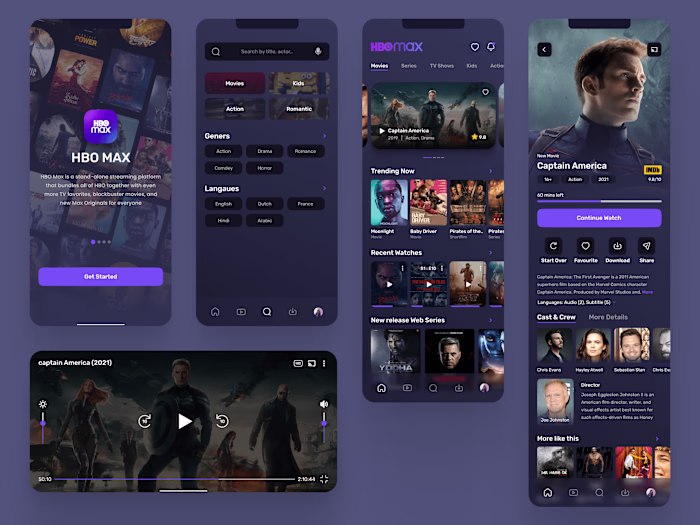 HBO MAX Redesign