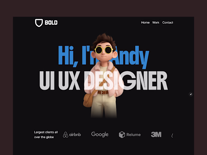 BOLD — Creative Agency Portfolio & Landing Page