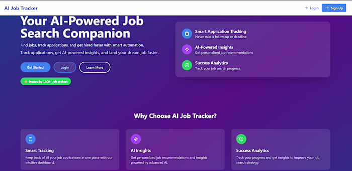 AI Job Tracker Development