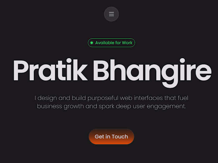 Responsive Portfolio Website