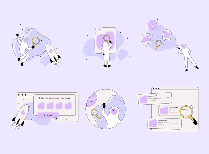 Chatbot illustrations