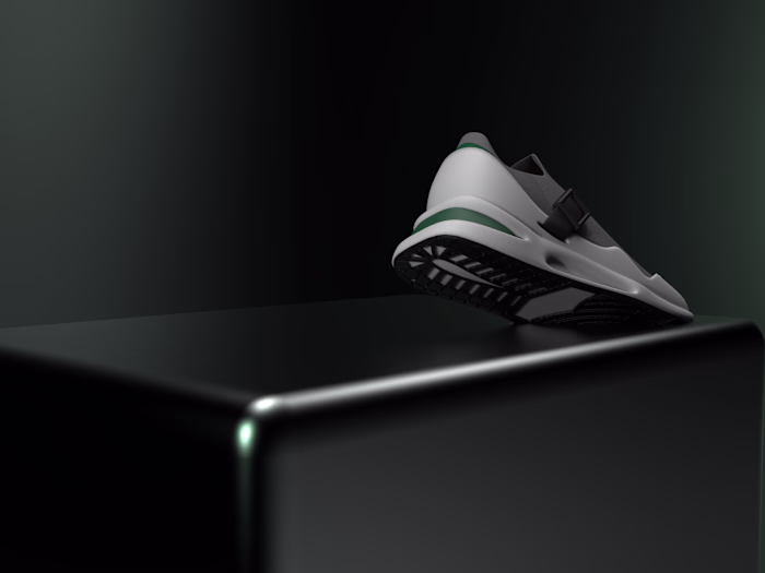 3D Animation of a sustainable footwear design