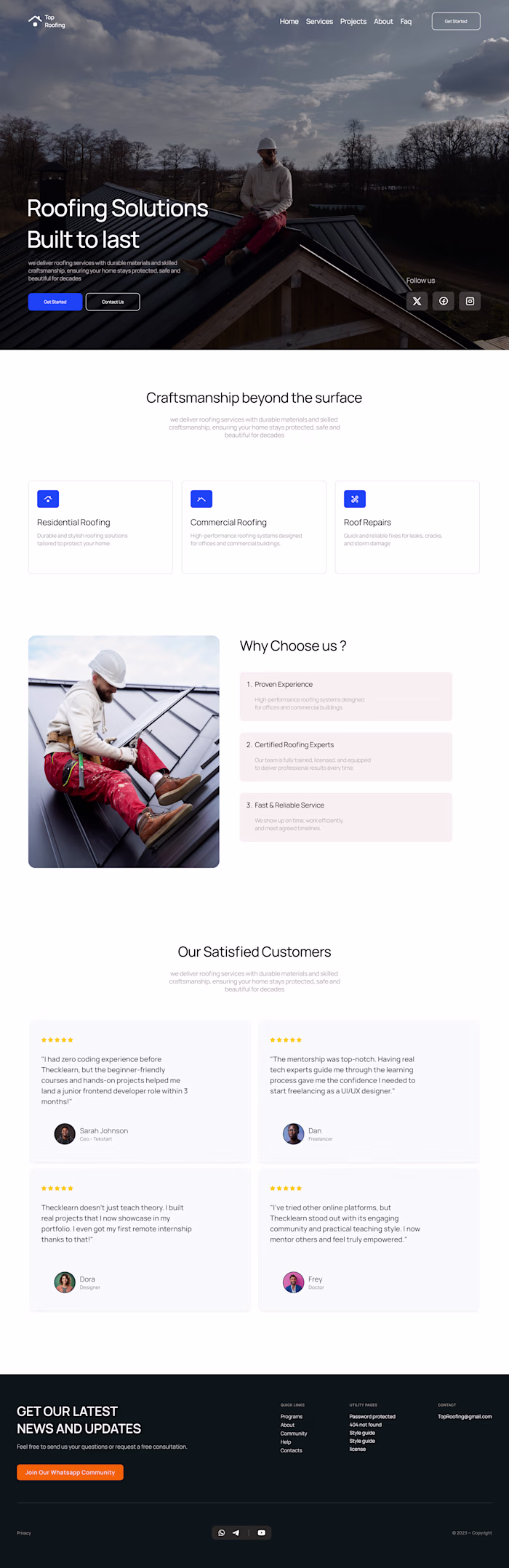 Designed a modern and conversion-focused