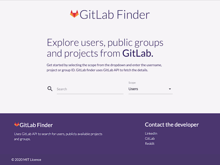Gitlab Finder