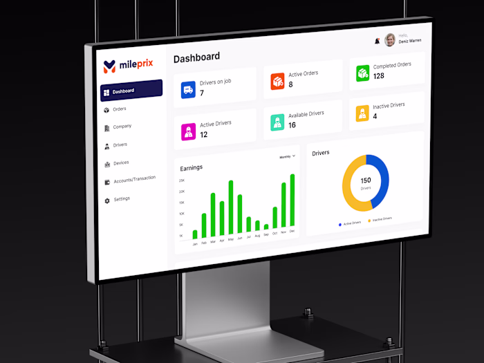 Logistics Management Web & Mobile app Design