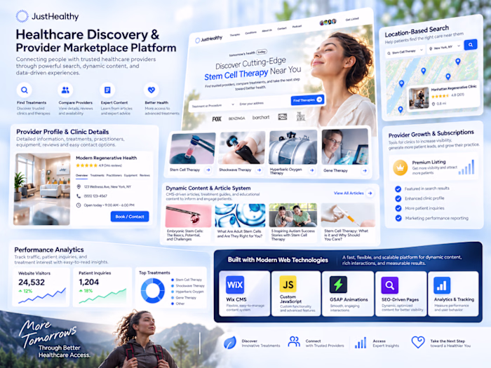 HealthTech Platform & Healthcare Provider Marketplace