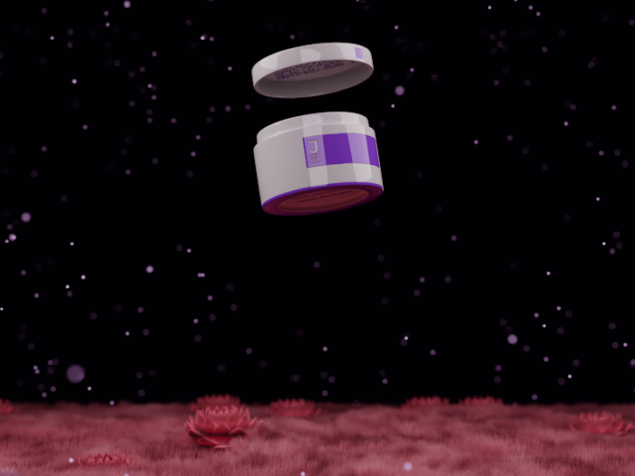 Cream Product animation