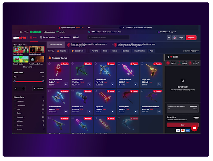 BloxBoom Shopify Store with Next.js