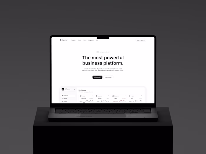 Superior — Startup & SaaS Template