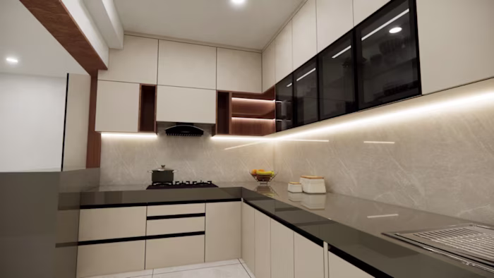 3D kitchen interior design 