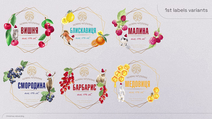 Liqueurs Labels Variations