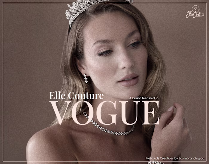 Meta Ads for a Vogue Feature Jewelry Brand