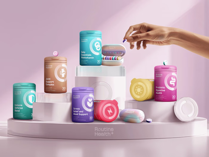 I designed the complete packaging and animation for Routine ...