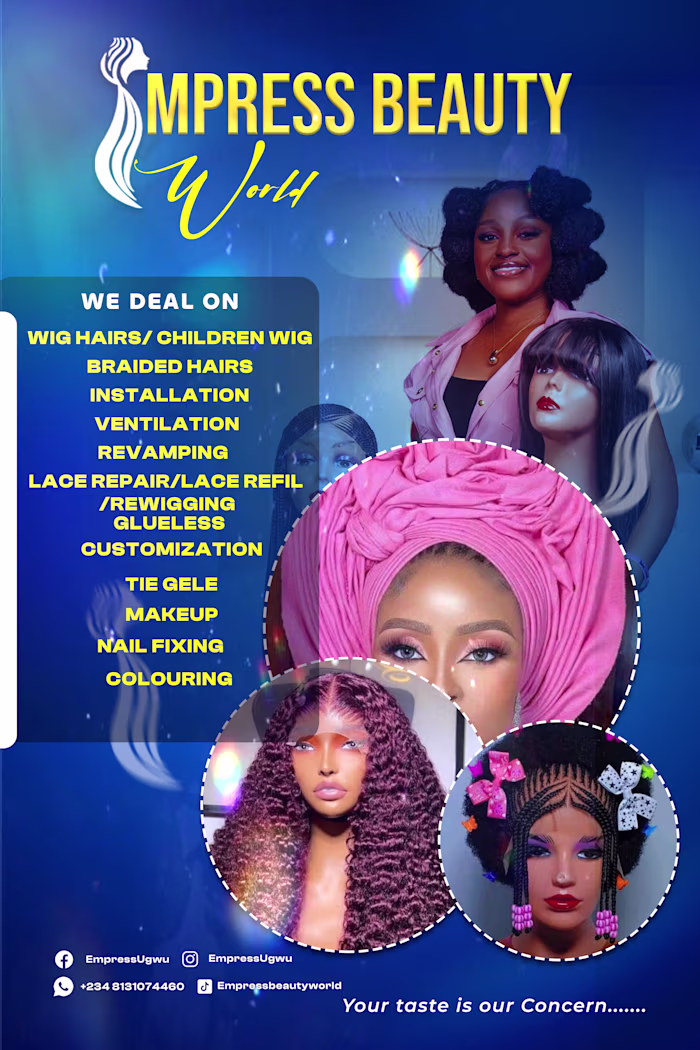 Project type: Beauty and salon