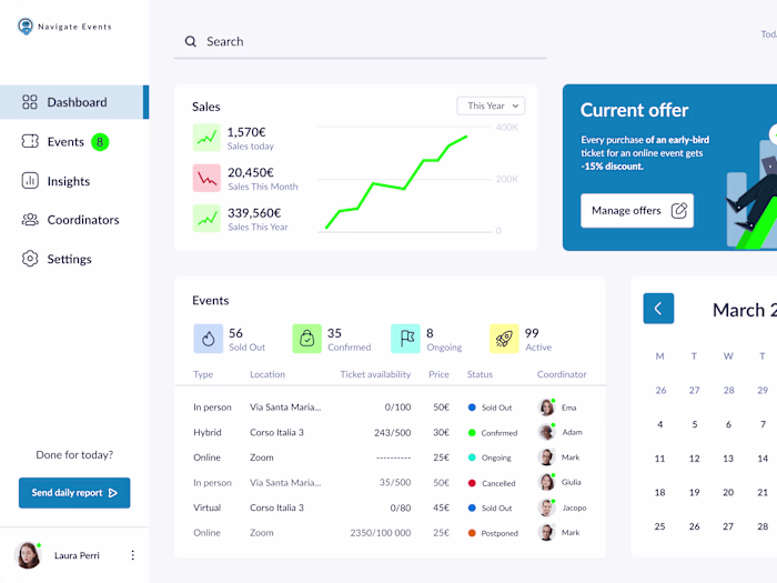 SaaS Dashboard