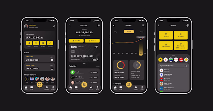 Fintech App Rewamp - banking services