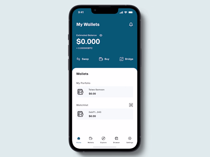 Cryptocurrency Portfolio Management Wallet