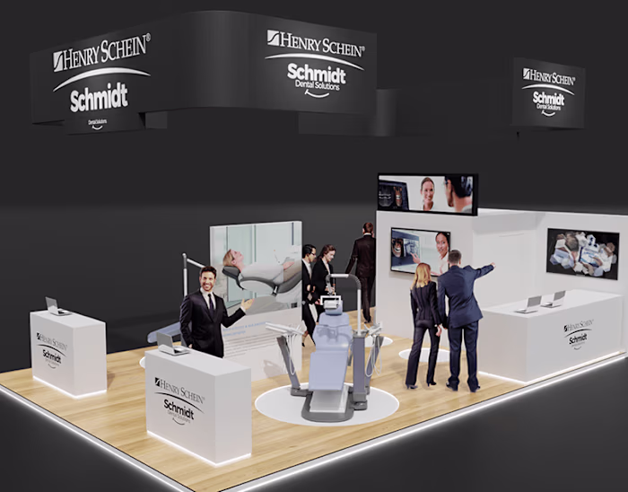 3D Stand design: Henry Schein