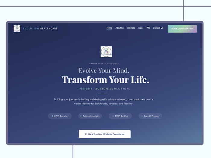Healthcare Website Design