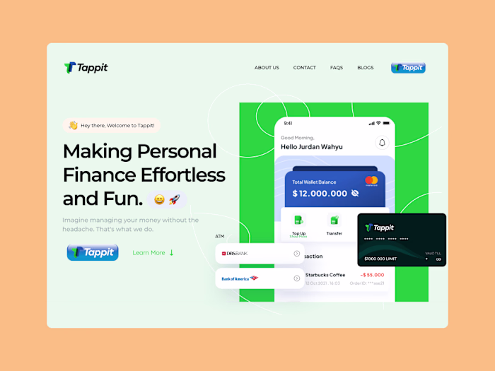 Online Banking Website Design Project