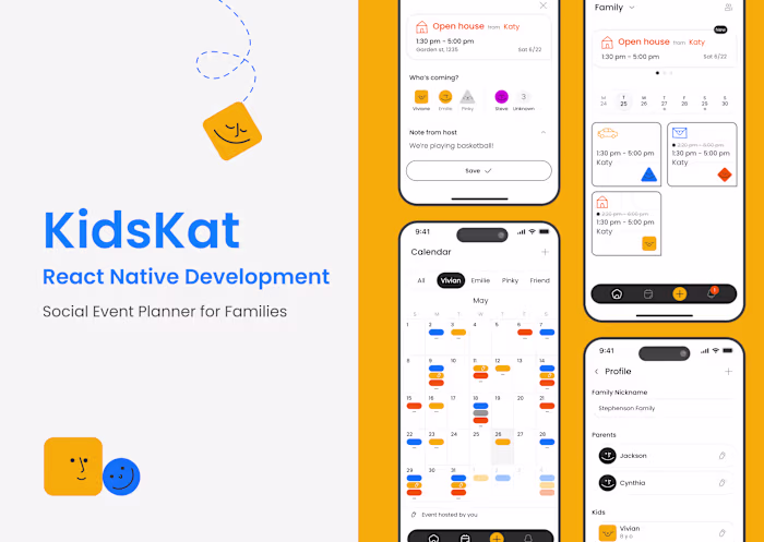 Mobile App Development | Social Event Planner