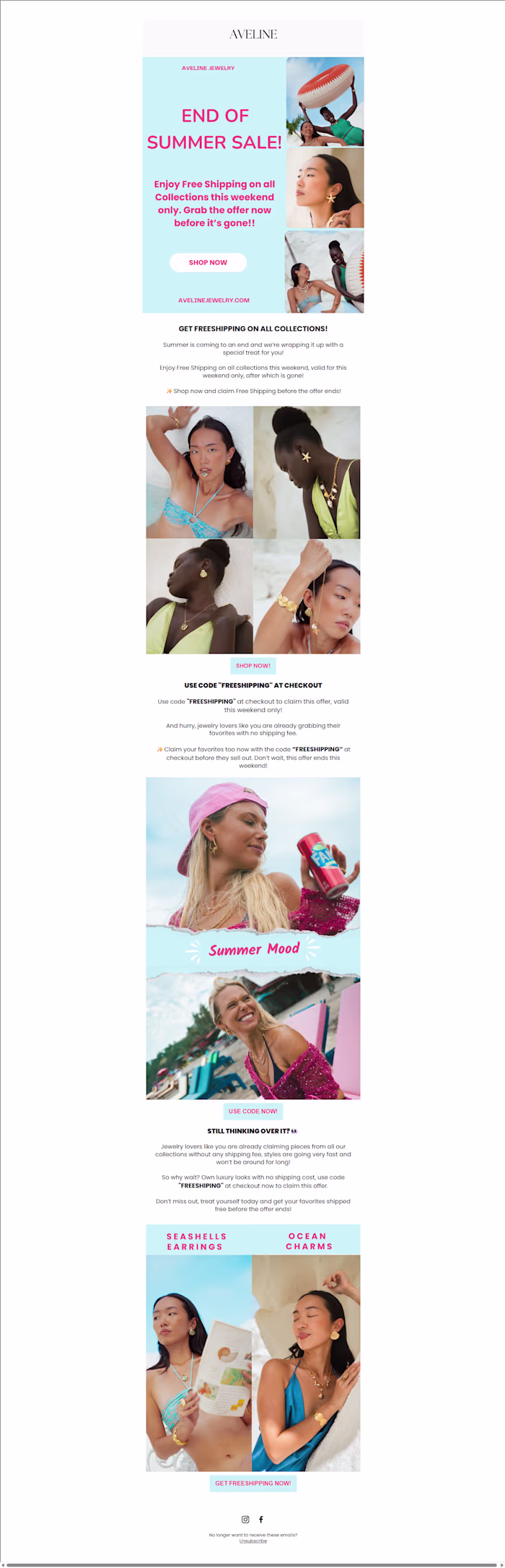 Klaviyo Email Campaign for an