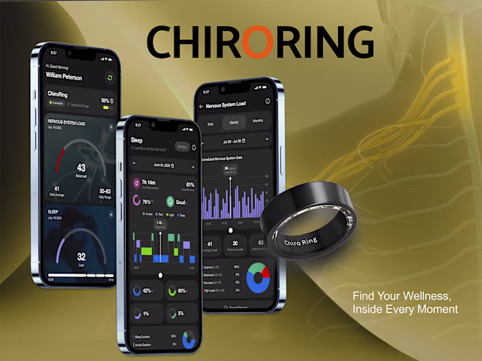 Wellness Tracking App for Chiro Ring