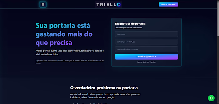 Landing page created for a