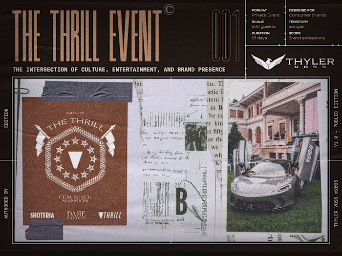 The Thrill Event Design and Execution