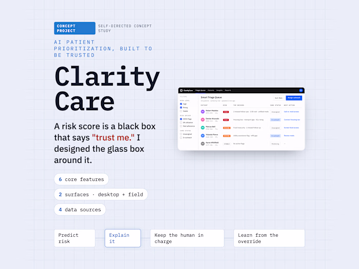 ClarityCare: designing the glass box around the black box