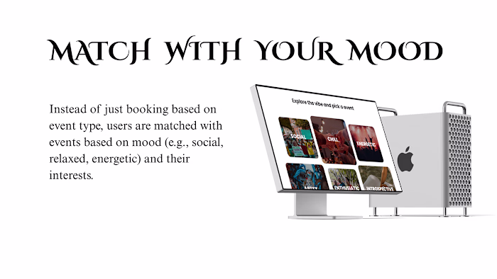 Web dashboard for an event booking and management