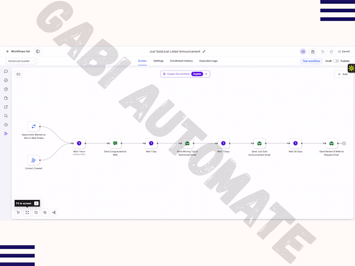 Real Estate Post-Sale & Announcement