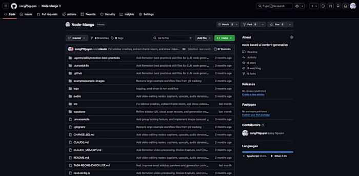 Node-Mango — Visual AI Workflow Builder