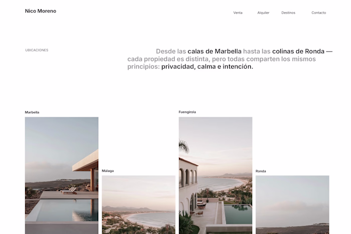 Real estate web design