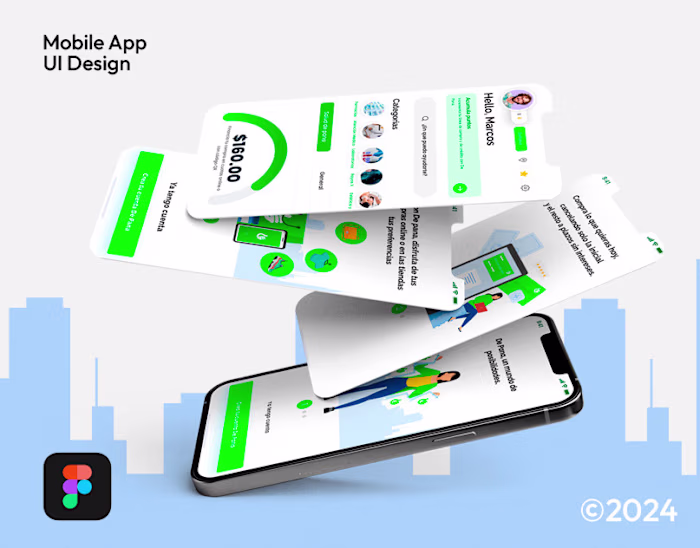 Payment of dues Mobile App - UI design