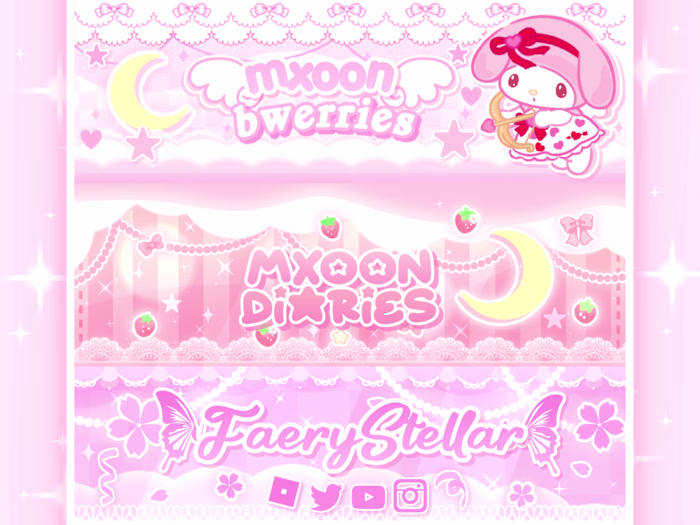 🌸 Twitter/YouTube Banners ✨