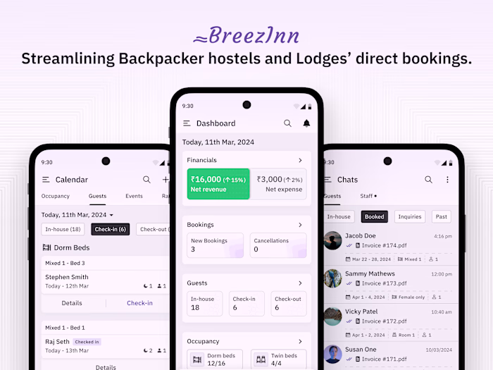 BreezInn: Streamlining Direct Bookings for Backpacker Hostels