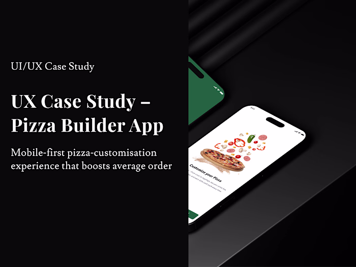 Pizza Customization Builder Mobile App